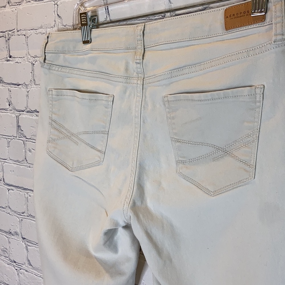 Aeropostale Stone Colored High Waisted Jeggings - Picture 8 of 9
